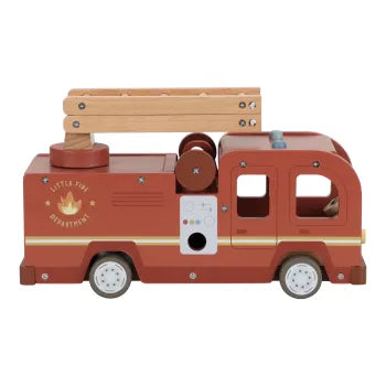 Little Dutch Holz Feuerwehrauto Set – Rot – Essentials