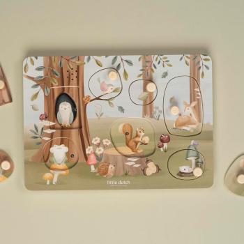 Little Dutch Sound Greif Puzzle Holz Forest Friends