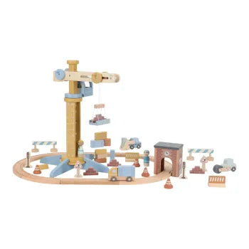 Little Dutch Kran Set Holz – Spielset mit Zubehör