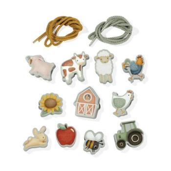Little Dutch Fädelperlen - Holzperlen zum Auffädeln Little Farm