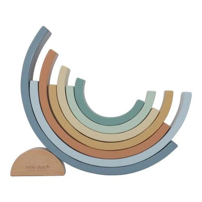 Little Dutch Holz Regenbogen blau