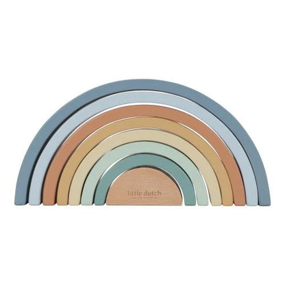 Little Dutch Holz Regenbogen blau