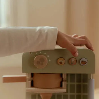 Little Dutch Kaffeemaschine grün Holz - Essentials