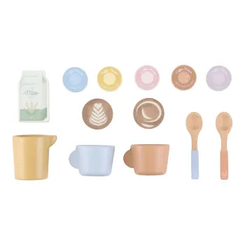 Little Dutch Kaffeemaschine grün Holz - Essentials