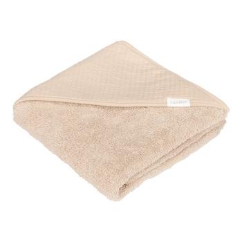 Little Dutch Kapuzenhandtuch Pure Beige Detailansicht