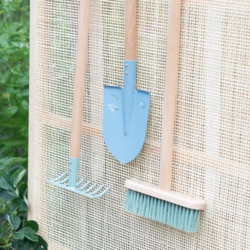 Little Dutch Kinderbesen blau - Forest Friends Besen – Set