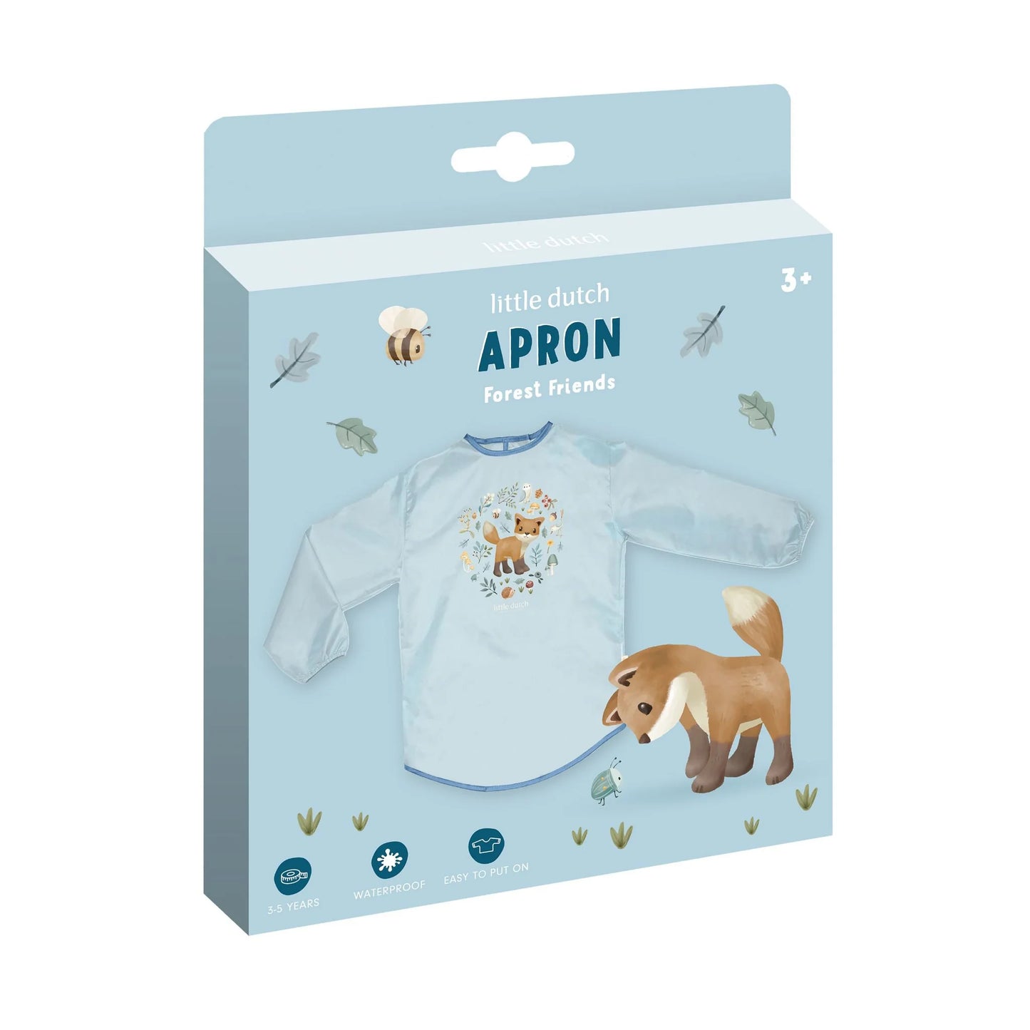 Little Dutch Kleiderschürze blau aus der Forest Friends Kollektion