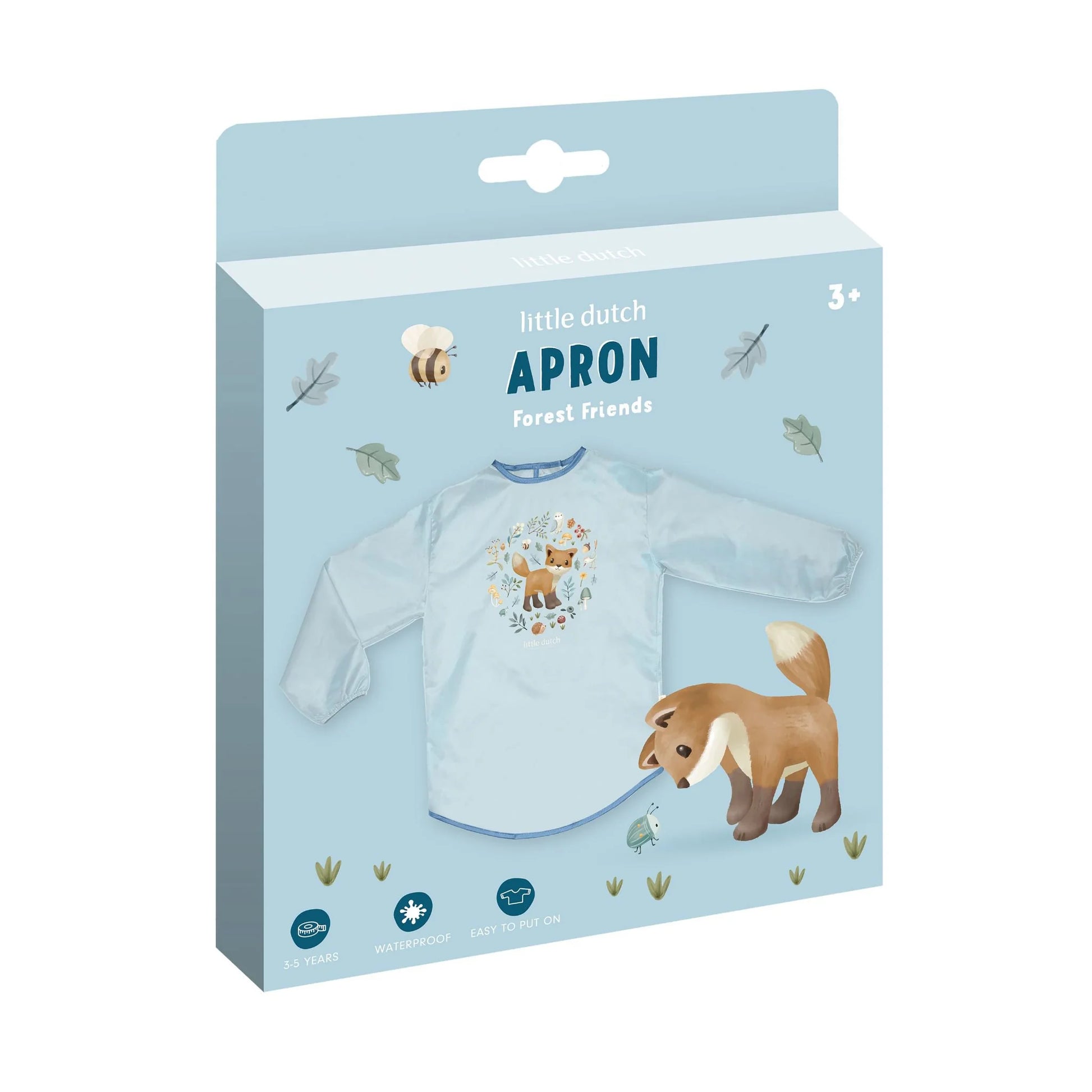 Little Dutch Kleiderschürze blau aus der Forest Friends Kollektion