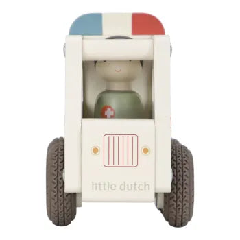 Little Dutch Krankenwagen FSC Holz Lieferumfang