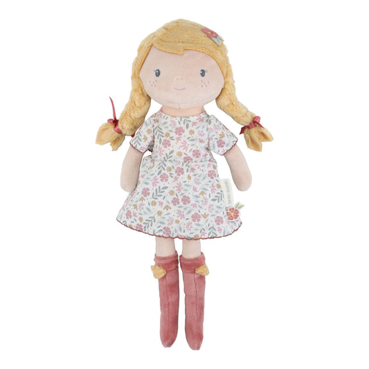 Kuschelpuppe Julia von Little Dutch in Rosa mit Blumenkleid - LD4668