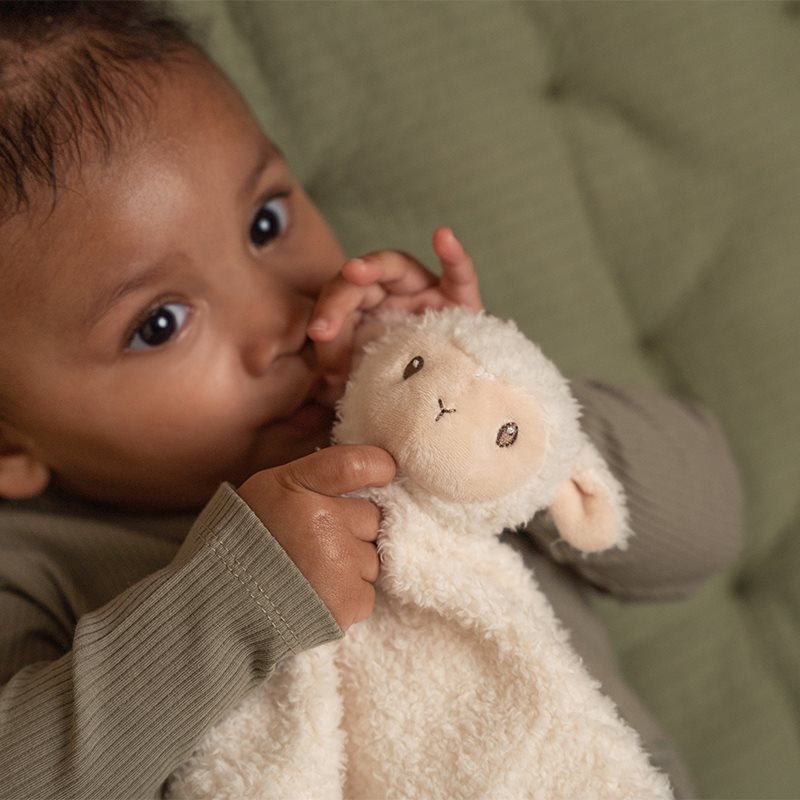 Little Dutch Kuscheltuch Schaf Little Farm – Anwendung