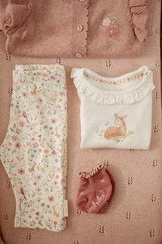 Little Dutch Leggings Fairy Garden - weiss