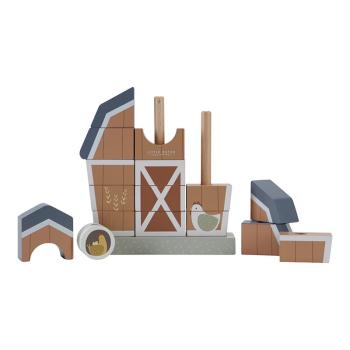 Little Dutch Little Farm Stapelspiel Bauernhaus Holz LD7144