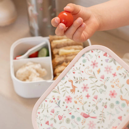 Little Dutch Lunchset Campus (Trinkflasche Pop-Up + Brotdose + Fruchtbox) - Fairy Wonders Mepal – Detailansicht