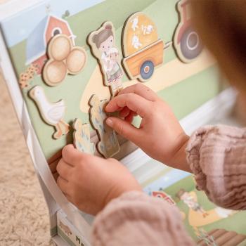 Little Dutch Magnet Puzzle Little Farm von der Seite