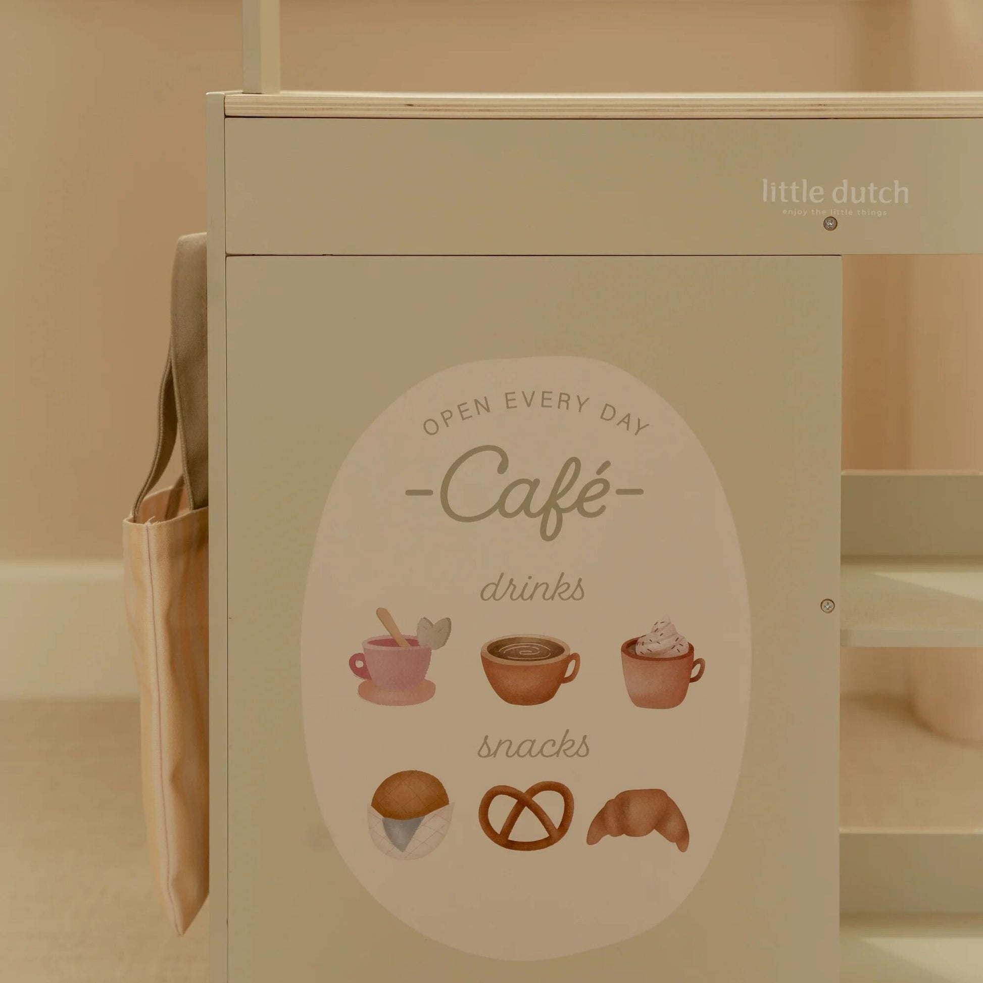 Little Dutch Marktstand & Cafe - in one - Holz FSC – Geschenkidee