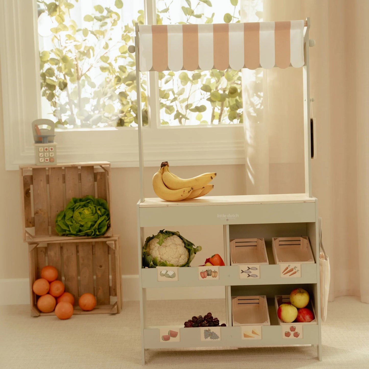 Little Dutch Marktstand & Cafe - in one - Holz FSC – Verarbeitung