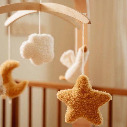 Little Dutch Musikmobile Holz Newborn Naturals FSC LD8400 – Aufbau