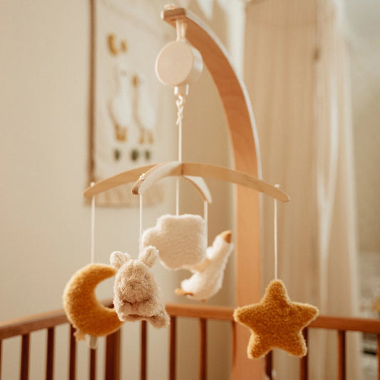Little Dutch Musikmobile Holz Newborn Naturals FSC LD8400 – Detailansicht
