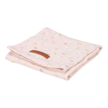 Little Dutch Little Pink Flowers Musselintuch Swaddle 120x120