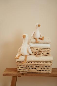 Kuschelgans 25 cm Weiß - Kleine Gans Little Goose - Little Dutch