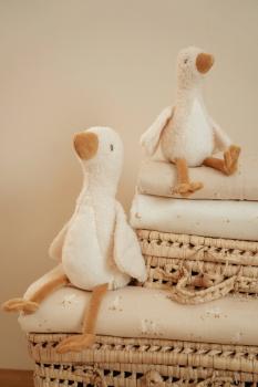 Kuschelgans 25 cm Weiß - Kleine Gans Little Goose - Little Dutch