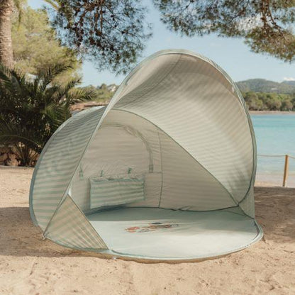 Little Dutch Pop-Up Strandzelt Fresh Greens - Strandmuschel grün – Größe