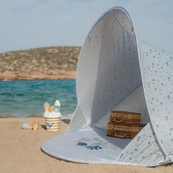 Little Dutch Pop-up Strandzelt Ocean Dreams Blue mit Zubehör