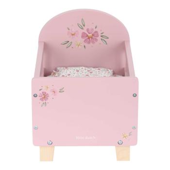Little Dutch Puppenbett Holz mit Textilien – Soft Flowers Liefertermin Anfang März