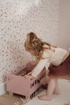 Little Dutch Puppenbett Holz mit Textilien – Soft Flowers Liefertermin Anfang März