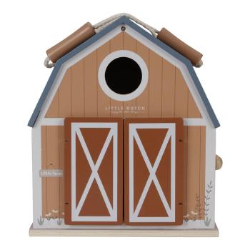 Little Dutch tragbares Puppenhaus Holz Bauernhaus Little Farm LD7152