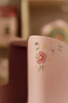 Little Dutch rosa Puppenwagen Holz mit Textilien