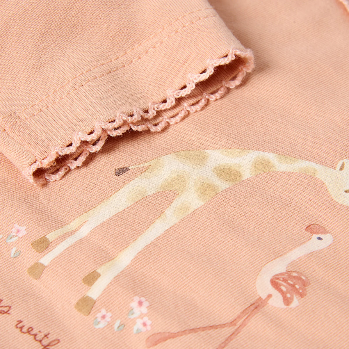 Little Dutch Pyjama Blooming Safari mit gerüschten Ärmelabschlüssen