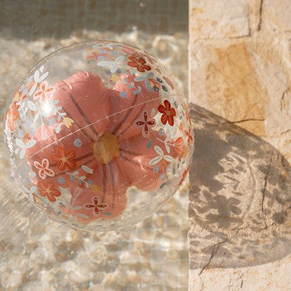 Little Dutch rosa 3D Strandball Blume Pink Flowers – Aufbau