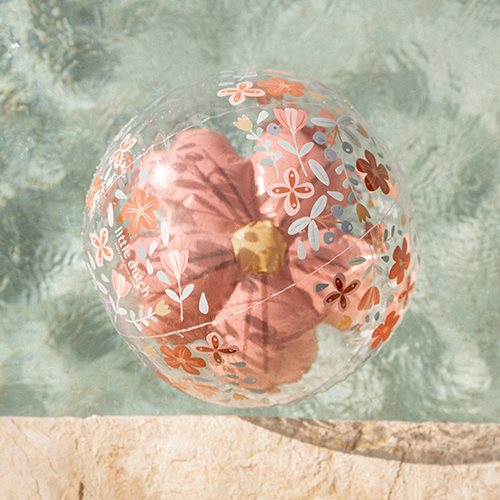Little Dutch rosa 3D Strandball Blume Pink Flowers – Material