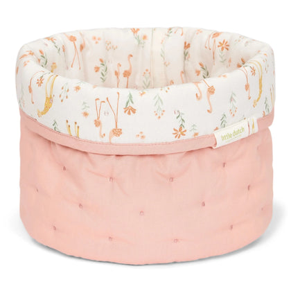 Little Dutch Aufbewahrungskorb Medium Rosa Blooming Safari