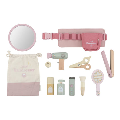 Little Dutch rosa Friseur Set Kinder Holz – Material