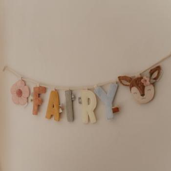 Little Dutch rosa Girlanden Element - Blume Ornament