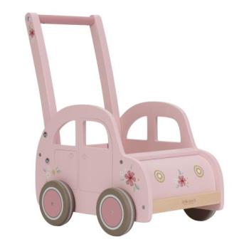 Little Dutch rosa Laufwagen Holz - Schiebwagen pink LD7128