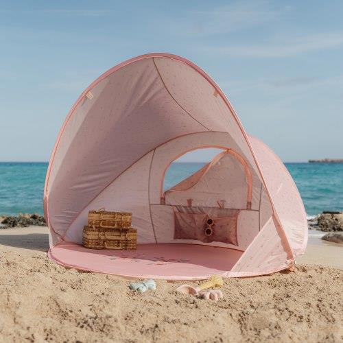 Little Dutch rosa Pop-up Strandzelt Ocean Dreams pink – Anwendung