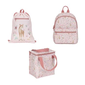 Little Dutch rosa "Fairy Garden" Set - Rucksack Turnbeutel & Kühltasche