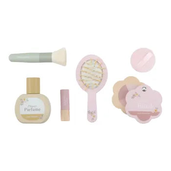 Little Dutch Holz Schminktisch rosa – Frisiertisch mit Spiegel & Hocker