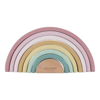 Little Dutch rosa Stapel Regenbogen Holz - Fairy Garden LD7337