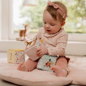 Little Dutch rosa Stoffwürfel Set Fairy Garden 4er Detailansicht