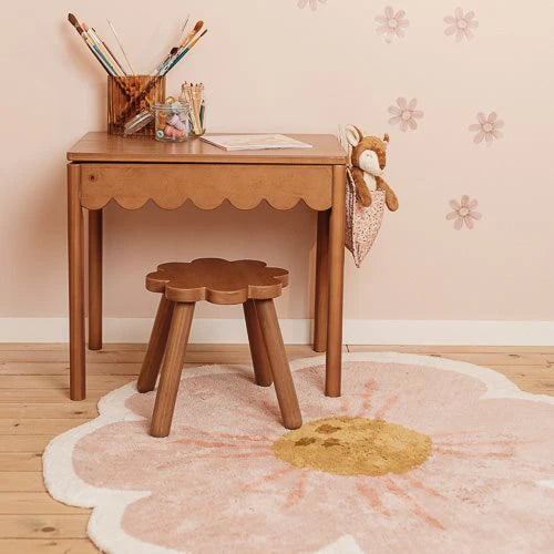 Little Dutch Teppich Blume Rosa