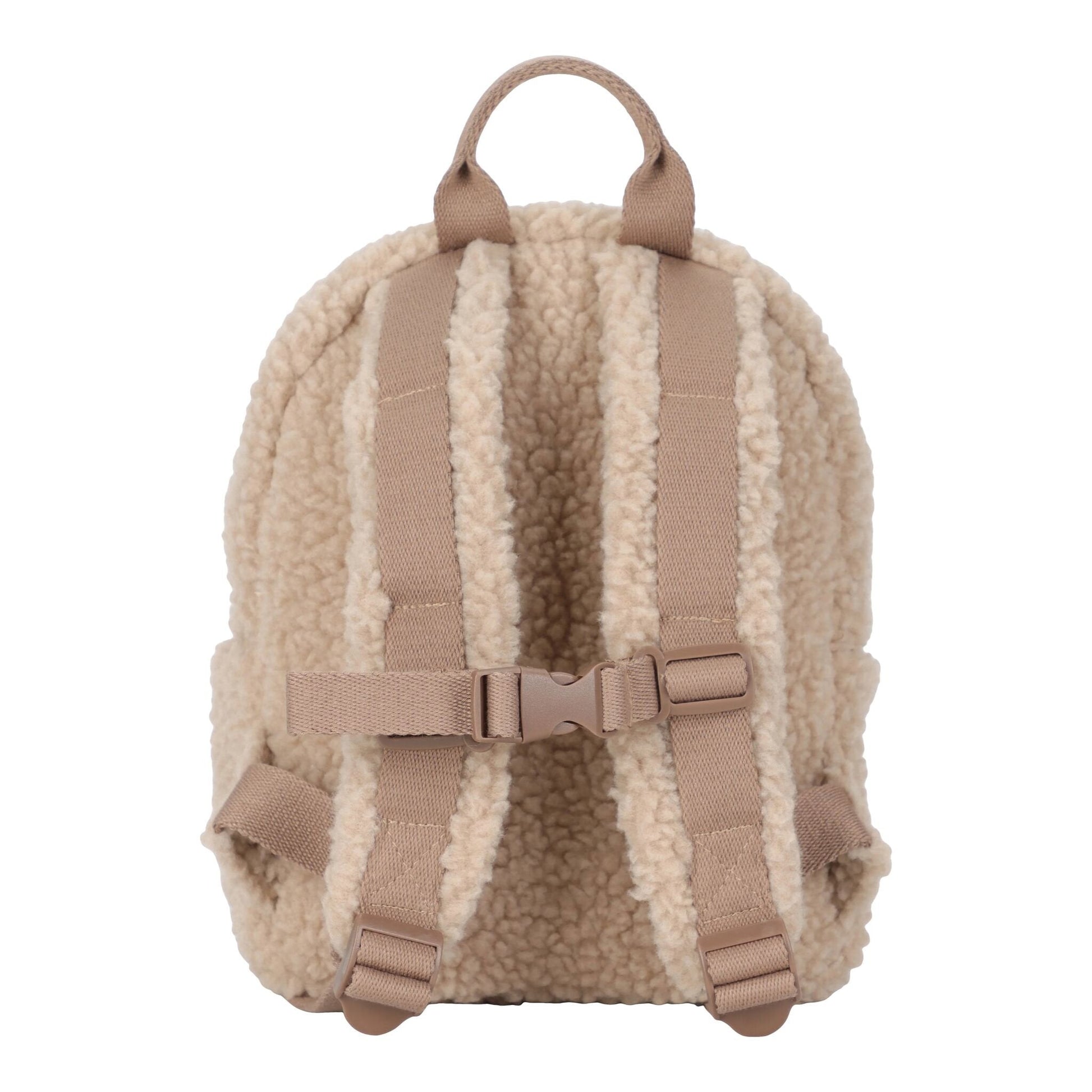 Little Dutch Rucksack Teddy mit Zapfen Taupe – Material