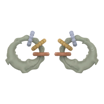 Little Dutch Beißring Krokodil Grün – Safari Friends
