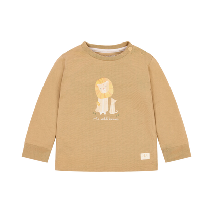 Little Dutch Pyjama Oberteil mit Into Wild Dreams Schriftzug