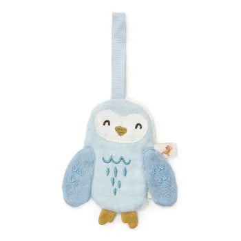 Little Dutch Schnullertuch Eule blau – Forest Friends Bio-Musselin