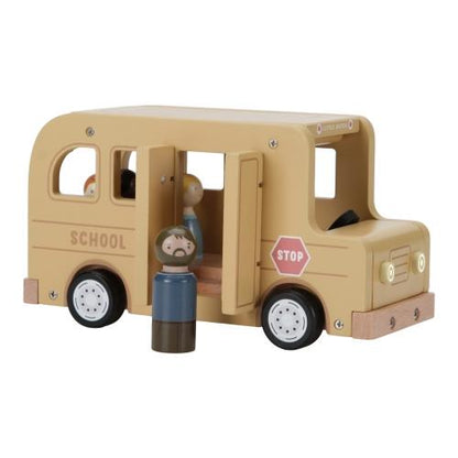 Little Dutch Schulbus Holz mit Spielfiguren – Material